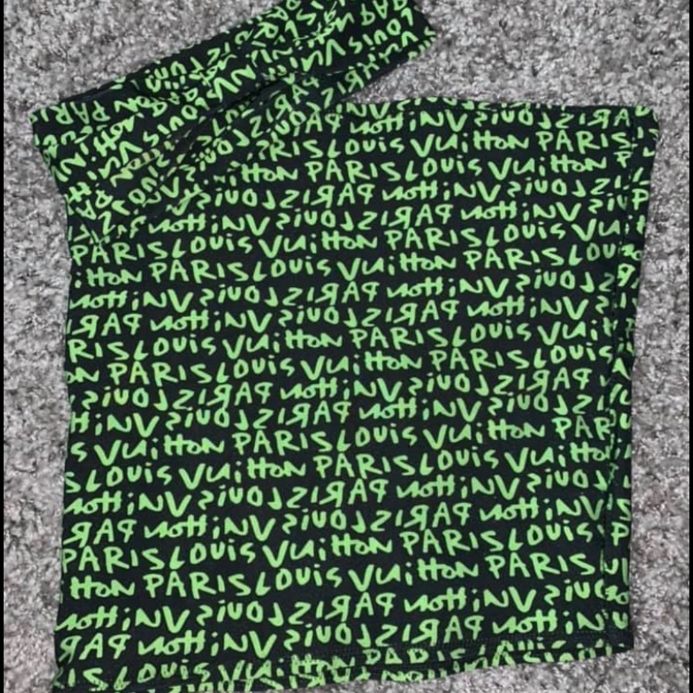 Louis tube top and head band set